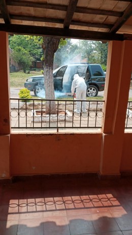 Desinfección de vehículos